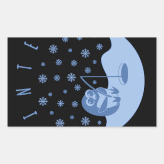WINTER RECTANGULAR STICKER