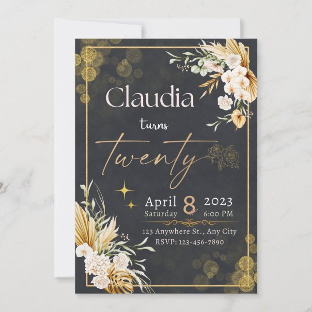 Winter Red Berries Christmas Wedding  Invitation (Front)