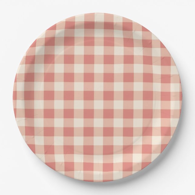 Winter Red Christmas Silly Goose  1st birthday Paper Plates (Front)