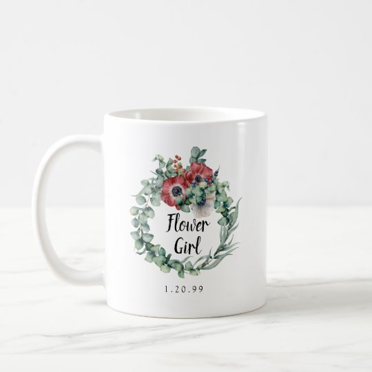 flower girl mug