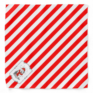 Winter (Red) Old English Sheepdog (Gray 1) Cute Bandana