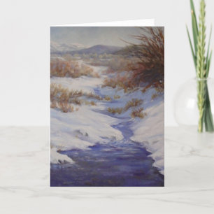 Winter Red Willow Creek Fine Art Card