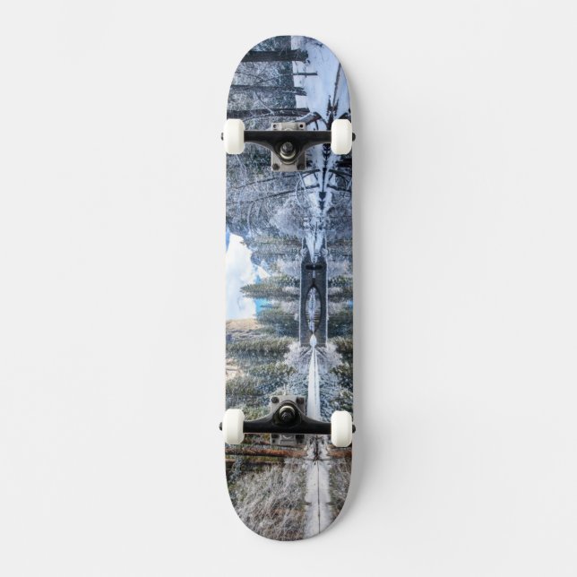 Winter Reflection at Yosemite Skateboard Deck (Front)