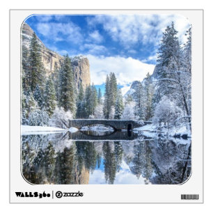 Winter Reflection at Yosemite Wall Sticker