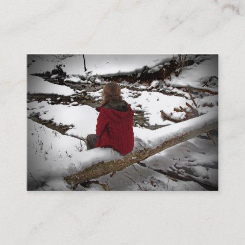 Winter Reflections ATC Business Card Template