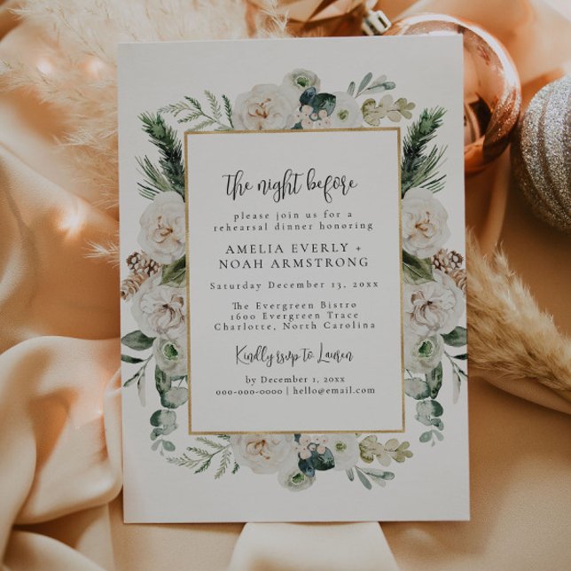 Winter Rehearsal Dinner Invitation (Creator Uploaded)