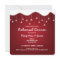 Winter Rehearsal Dinner Snowflake Decoration Red