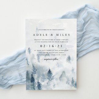 Winter Reverie Wedding Invitation