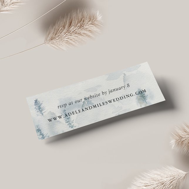 Winter Reverie Wedding Website Cards | Mini (Creator Uploaded)