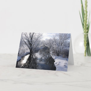 Winter River Holiday Card