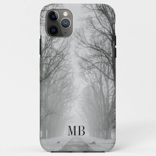 Winter Road Monogram iPhone 11 Pro Max Case