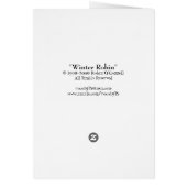 Winter Robin Cards (Back)