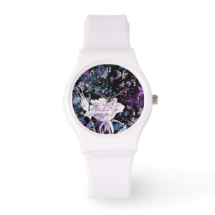 Winter Rose and Butterflies Watch