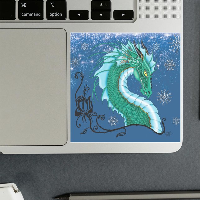 Winter Rose Dragon Sticker (Creator Uploaded)