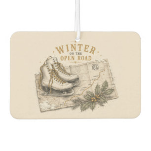 Winter Route 66 Christmas Pine Scent Air Freshener