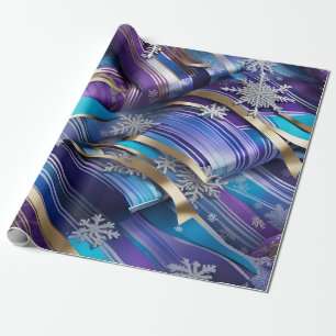 winter royal elegance wrapping paper