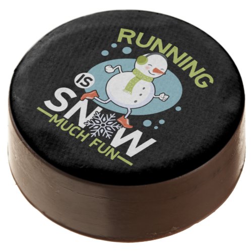 Winter Runner _ Running is Snow Much Fun Chocolate Covered Oreo