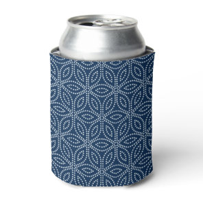 Winter Sacred Geometry Pattern Can Cooler
