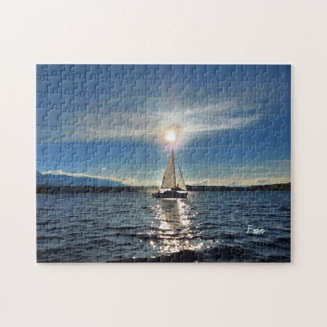 winter sailing jigsaw puzzle (Horizontal)