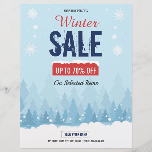 Winter Sale Flyer