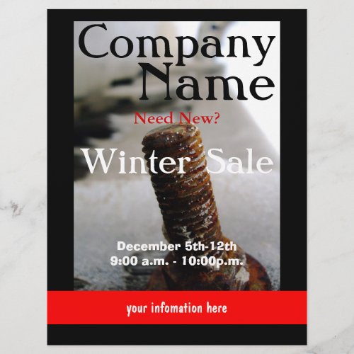 Winter Sale Flyer