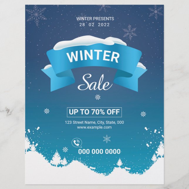 Winter Sale Flyer (Front)