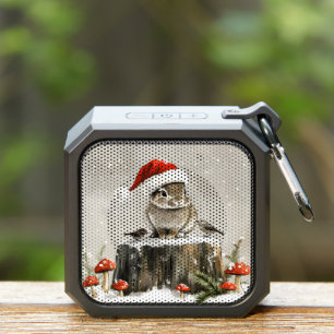 Winter Santa Bunny Wonderland Bluetooth Speaker