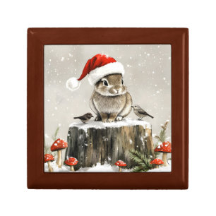 Winter Santa Bunny Wonderland Gift Box