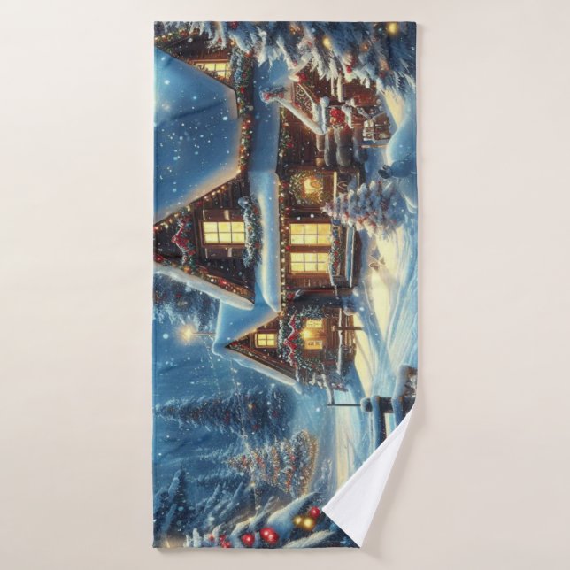 Winter/Santa/Christmas/Snow Bath Towel (Bath Towel)