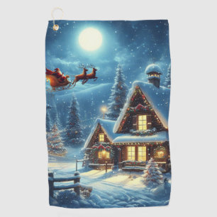 Winter/Santa/Christmas/Snow Golf Towel