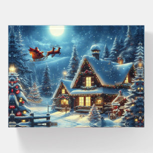 Winter/Santa/Christmas/Snow Paperweight
