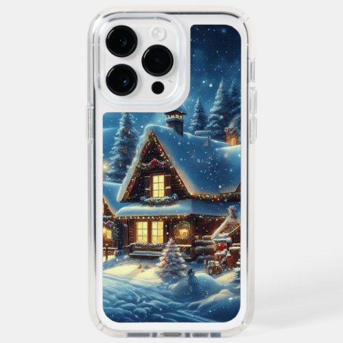 WinterSantaChristmasSnow Speck iPhone 14 Pro Max Case