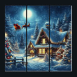 Winter/Santa/Christmas/Snow Triptych<br><div class="desc">classic</div>