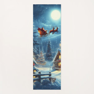 Winter/Santa/Christmas/Snow Yoga Mat