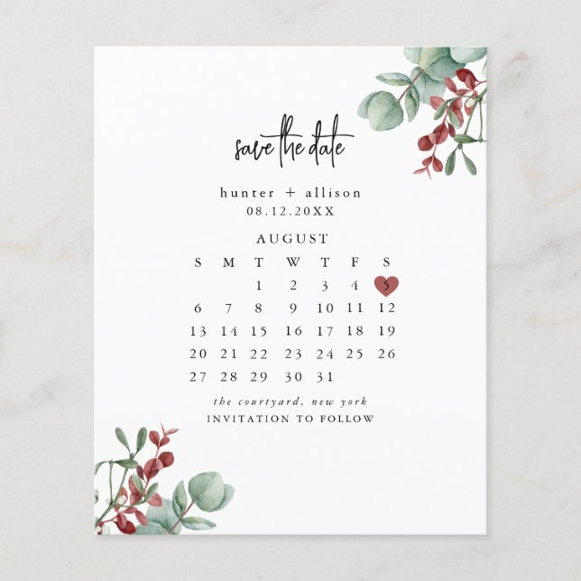 Winter Save the Date  (Front)