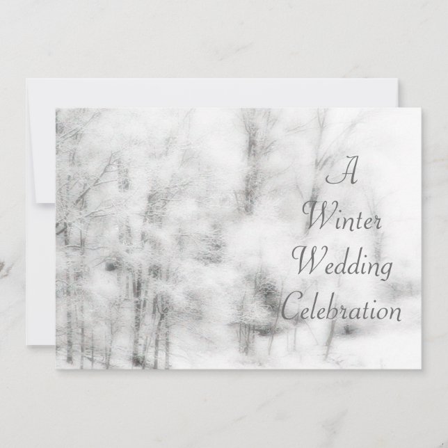 Winter Save the Date Invitation (Front)