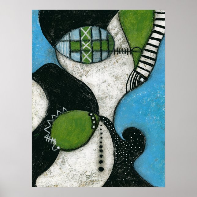 Winter Scarf Poster Wall Art (Front)