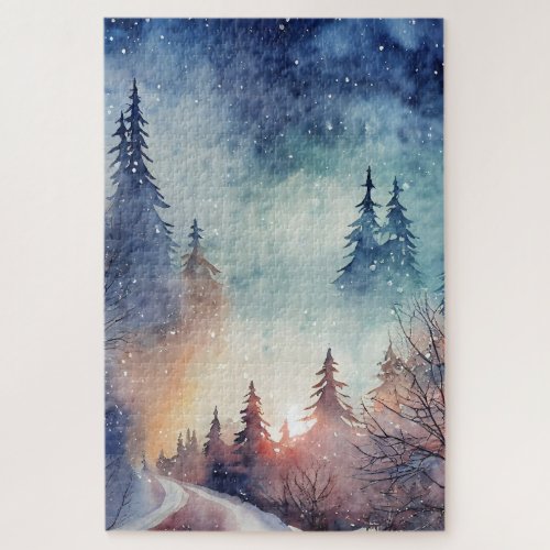 Winter Scene Art Puzzle