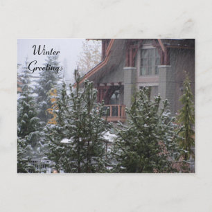 Winter Scene at Whistler, B.C. Postcard