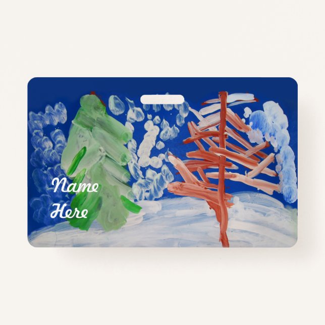 Winter Scene Badge (Front)