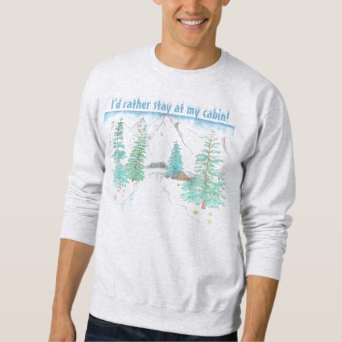 Winter Scene Basic Sweatshirt