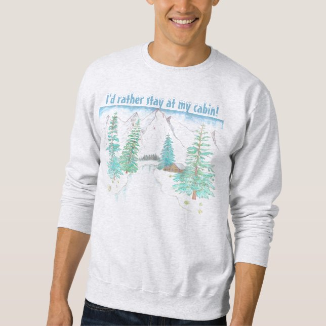 Winter Scene Basic Sweatshirt (Front)