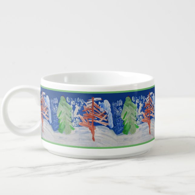 Winter Scene Bowl (Right)