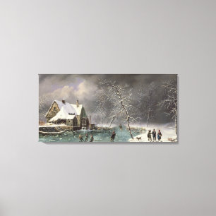 Winter Scene Canvas Print