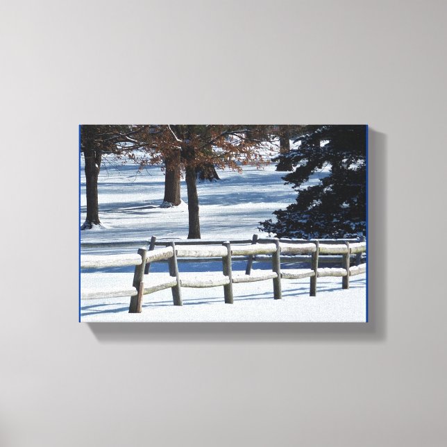 Winter Scene - canvas Print (Front)