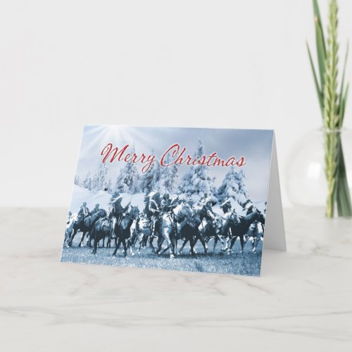 Winter Scene Christmas Card