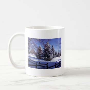 Winter Scene Cocoa Mug by llaureti at Zazzle