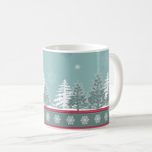 Winter scene coffee mug