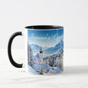 Winter scene custom  mug