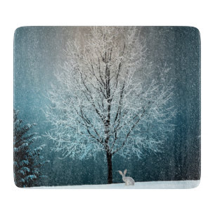 Winter Scene Cutting Board